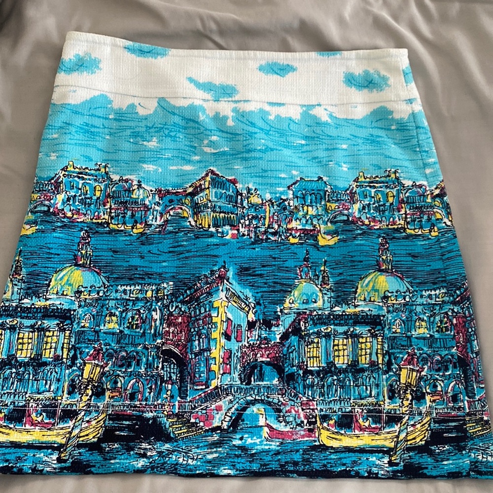 Talbots mini cotton/spandex mini skirt